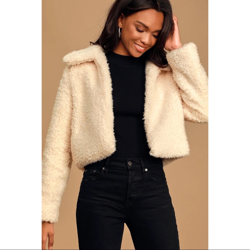 Lulu’s Ivory Teddy Jacket